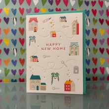 New home card - Letterpress card